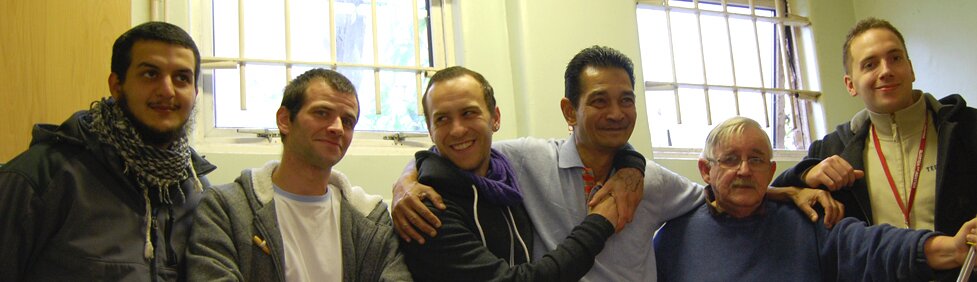 Clients and volunteers at SHOC